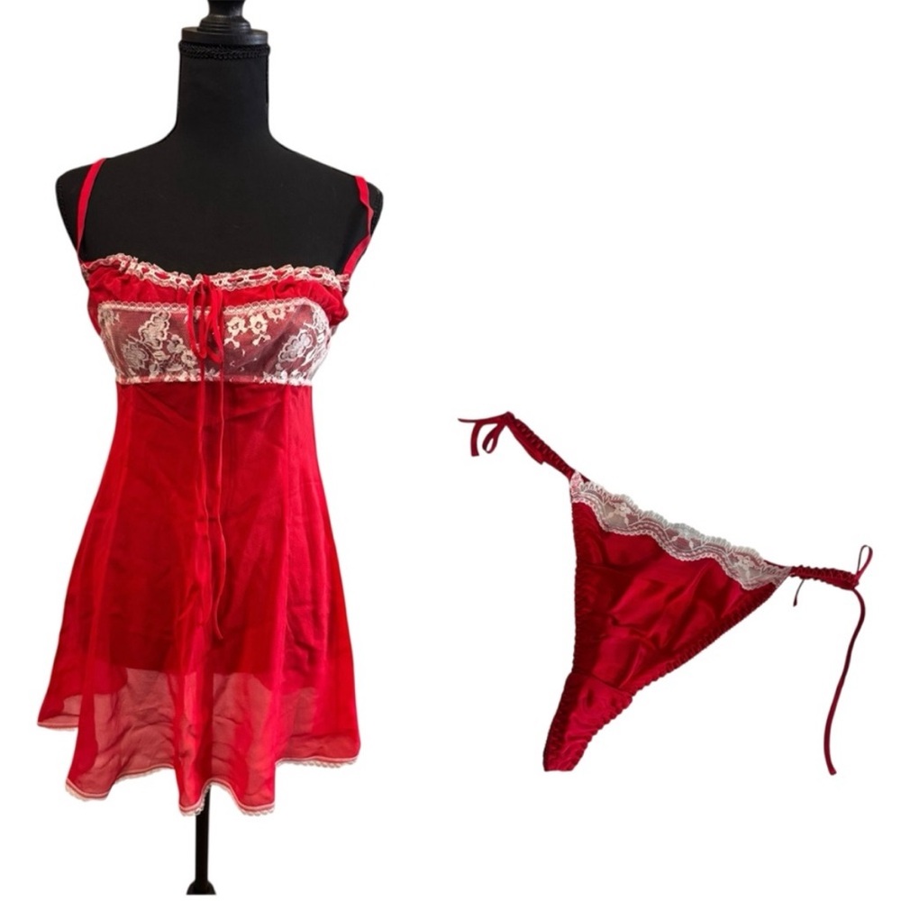 Vintage Y2K 100% Silk Dress BabyDoll Chemise Sabrina Carpenter Vintage Milkmaid